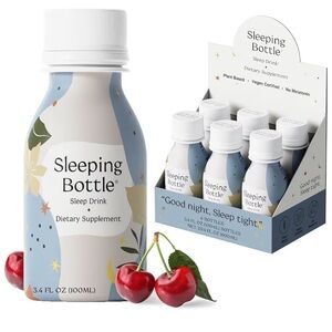 New in Box Sleeping Bottle Natural Sleep Aid - Melatonin Free & Vegan